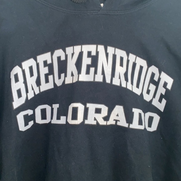 Vintage Goldman Heavy Blend Breckenridge Colorado Hoodie Sweatshirt - Picture 4 of 5